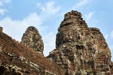 Kamboçya 'daki Bayon harabeleri.