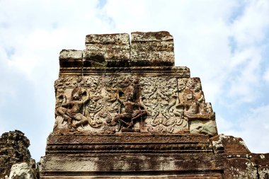 Kamboçya 'daki Bayon harabeleri.