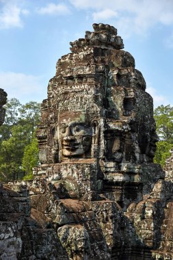 Kamboçya 'daki Bayon harabeleri.