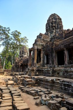 Kamboçya 'daki Bayon harabeleri.