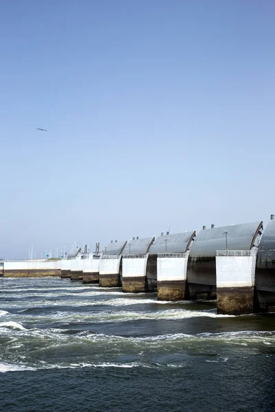 Saemangeum Είναι Ένα Embankment Στην Κορέα Οποίο Έχει Μήκος Χιλιόμετρα — Φωτογραφία Αρχείου