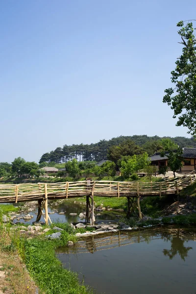 Oeam Folk Village Slavná Korejská Tradiční Vesnice — Stock fotografie