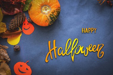 El yazısı metin mutlu Halloween eklenmesiyle