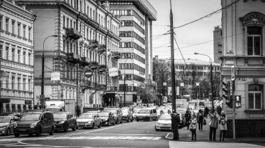 siyah beyaz şehir kavşak araba trafik ışık vanity