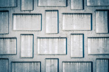 yerel bir fabrikadan kurum kirli duvar