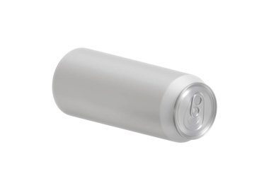 Alüminyum kutu içecekler ya da beyaz arka planda soda kutusu