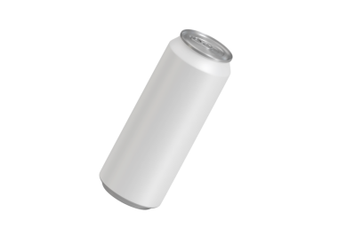 Alüminyum teneke ya da soda kutusu, şeffaf arkaplan