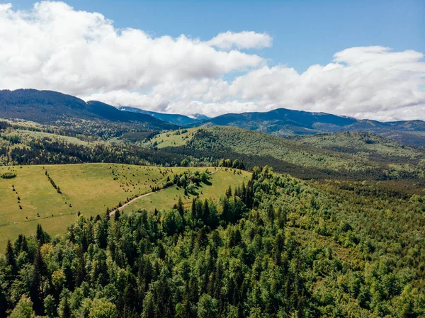 Aerial View Beautiful Nature Arezzo Province Italy — Free Stock Photo