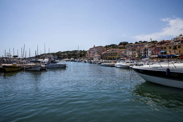 Avignon Frankrike Juni 2018 Vackra Havet Hamnen Med Yachter Och — Stockfoto