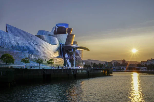 Guggenheimovo Muzeum Bilbao Španělsko Fotost Natočil Roce 2018 — Stock fotografie
