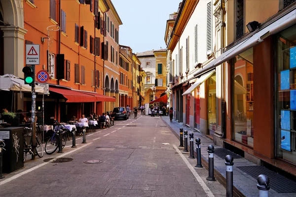 Тихая Улица Городе Болонья Италия — стоковое фото