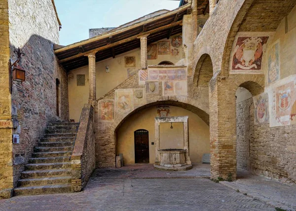 Muzeum Církevní Umění San Gimignano Itálie Stock Snímky