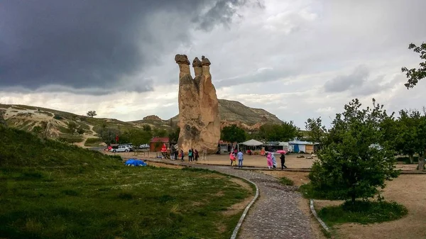 Pasabag Каппадокия Турция Пасабагская Долина Содержит Одни Самых Поразительных Сказочных — стоковое фото