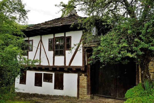 07_Architectural Заповідник Село Старий Дарріен Болгарія Повністю Зберіг Справжню Атмосферу — стокове фото