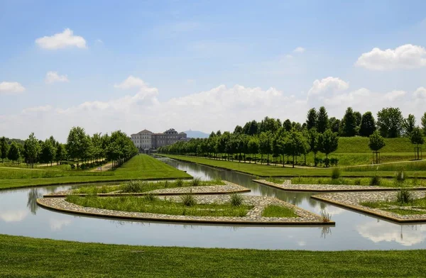 Venaria Reale Piemont Italien Juni 2017 Die Landschaft Der Gärten — Stockfoto