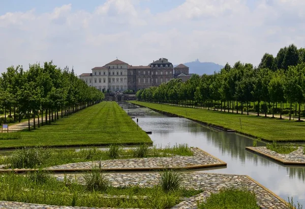 Venaria Reale Περιοχή Piedmont Ιταλία Ιουνίου 2017 Τοπίο Των Κήπων — Φωτογραφία Αρχείου