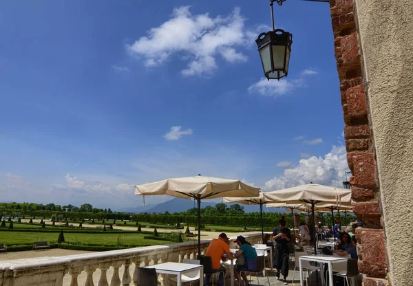 Venaria Reale Región Del Piamonte Italia Junio 2017 Cafetería Disponible — Foto de Stock