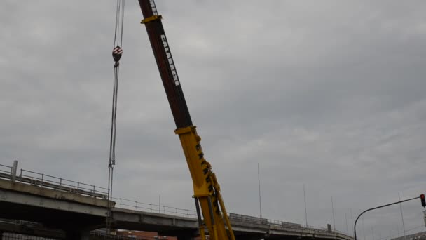 Turim Piemonte Itália Maio 2018 Demolição Viaduto Corso Grosseto Depois — Vídeo de Stock