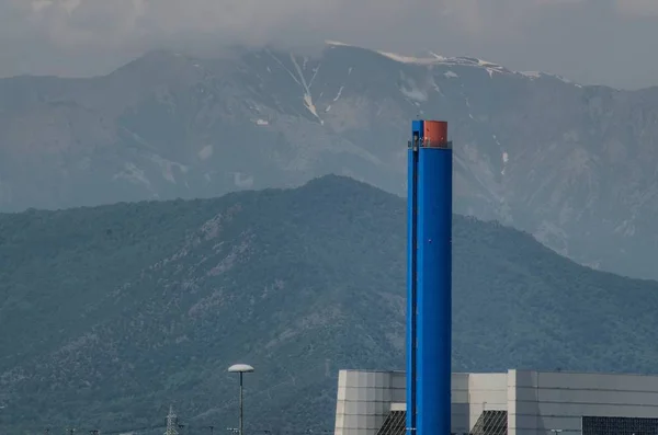 Turín Gerbido Piemont Itálie Května 2018 Rostlinných Odpadů Energetické Firmy — Stock fotografie