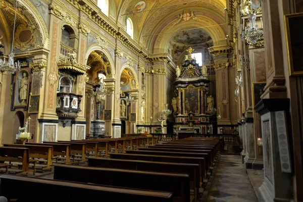 Morra Piedmont Italy July 2018 Church San Martino Construction Characterized — Stock Photo, Image