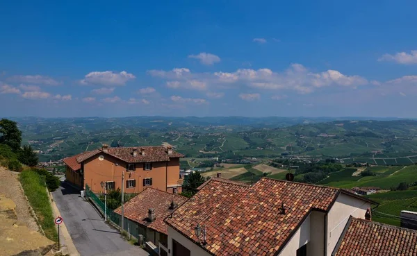 Morra Piemont Italien Juli 2018 Die Gassen Des Historischen Zentrums — Stockfoto