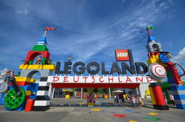 Almanya, Ichenhausen 25 Haziran 2015 yakınındaki Lego park 