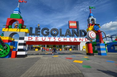 Almanya, Ichenhausen 25 Haziran 2015 yakınındaki Lego park 