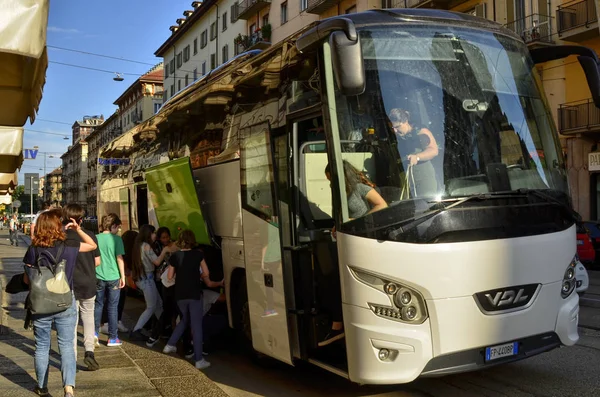 Turín Piamonte Mayo 2018 Italia Regreso Para Salida Fin Año — Foto de Stock