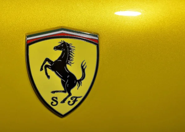 Maranello Emília Romanha Itália Dezembro 2018 Museu Ferrari Carros Exibem — Fotografia de Stock