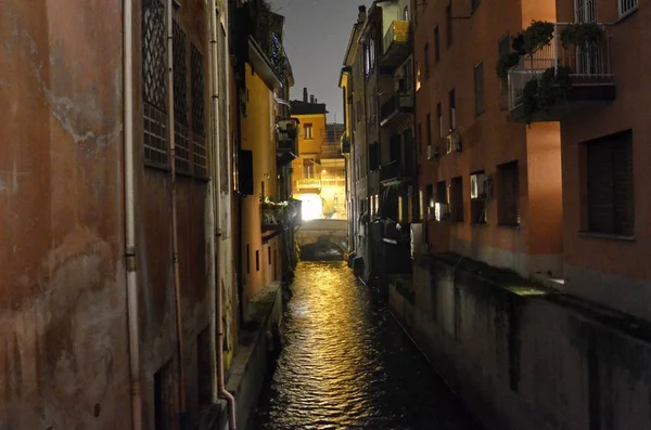 Bologna Emilia Romagna Olaszország December 2018 Rejtett Része Város Velencei — Stock Fotó