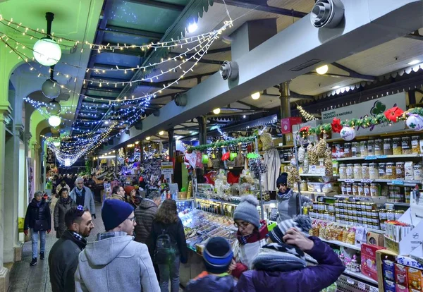 Modena Milia Romagna Italien Dezember 2018 Inneren Des Albinelli Marktes — Stockfoto
