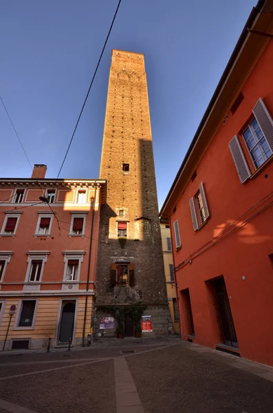 Bologna Emilia Romagna Talya Aralık 2018 Gündüz Video Prendiparte Kulenin — Stok fotoğraf