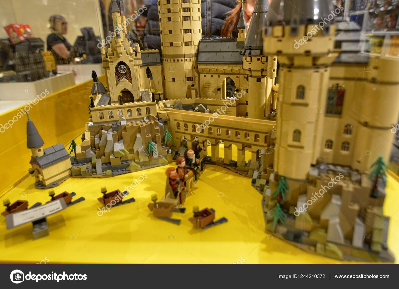 Bologna Emilia Romagna Italy Lego Store Set Representing Hogwarts