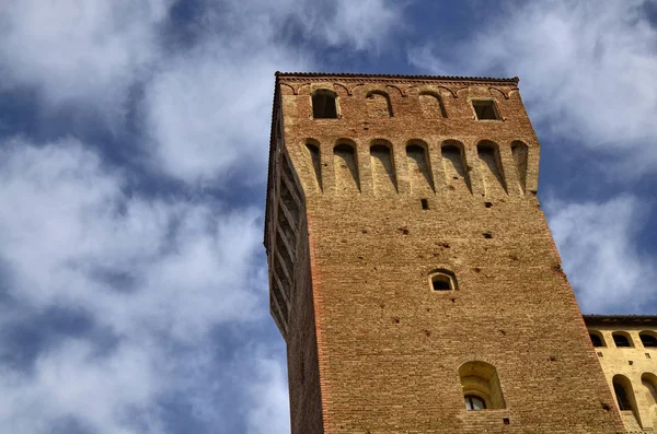 Vignola Emilia Romagna Talya Ocak 2019 Fortre Kulelerinin Detay — Stok fotoğraf