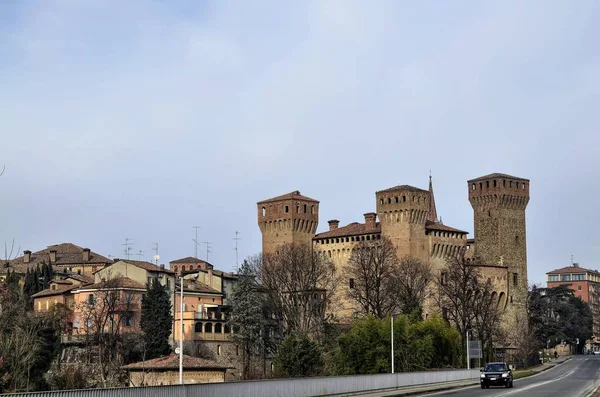 Vignola Emilia Romagna Talya Ocak 2019 Güneyden Gördün Vigonola Nehri — Stok fotoğraf