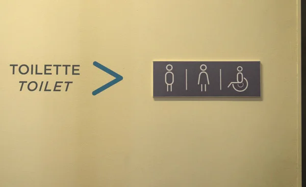 Indicatie voor toiletten — Stockfoto