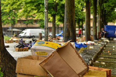 Torino, Piedmont, İtalya. Mayıs 2019. L gelişiminden sonra