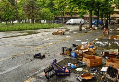 Torino, Piedmont, İtalya. Mayıs 2019. L gelişiminden sonra