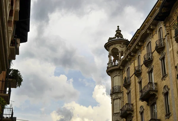 Casas Art Nouveau en Turín — Foto de Stock