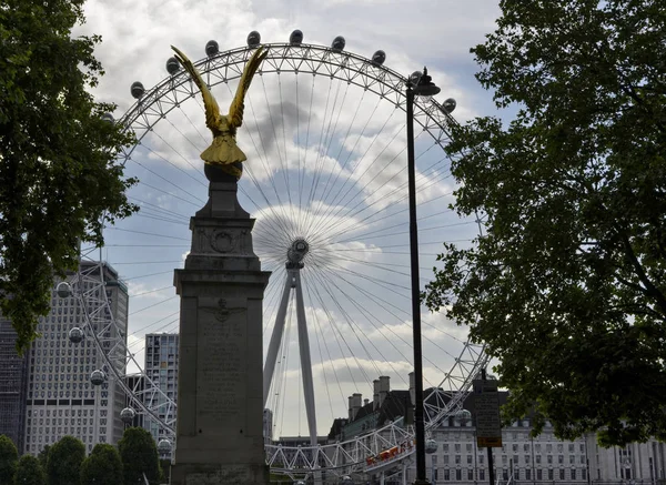 London, Wielka Brytania Londyn oko — Zdjęcie stockowe