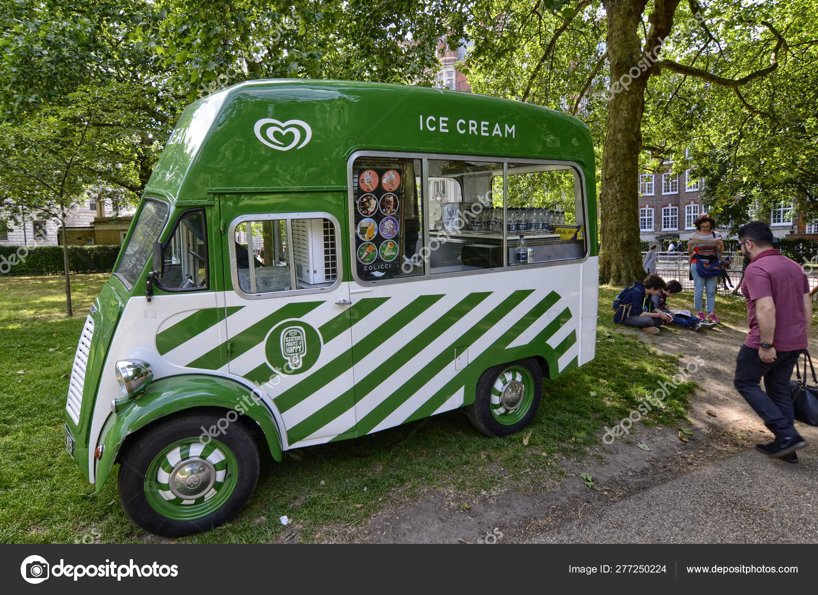 ice cream vans vintage