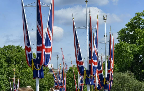 Las banderas del Reino Unido — Foto de Stock