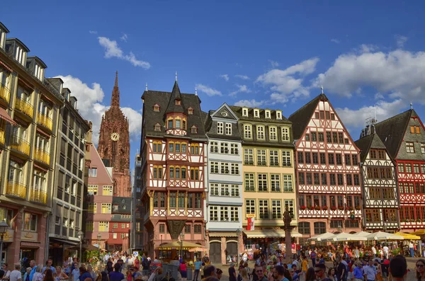 Frankfurt am Main, Németország, August 2019. Az R merberg — Stock Fotó