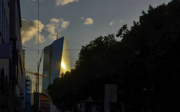 De ECB-toren, het nieuwe hoofdkwartier — Stockfoto