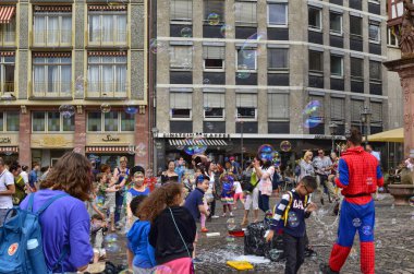 Frankfurt am Main, Almanya, Ağustos 2019. Röportaj.
