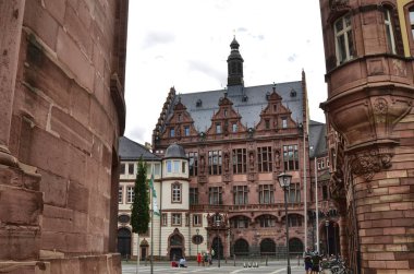 Frankfurt am Main, Almanya Paulsplaz manzaralı binalar