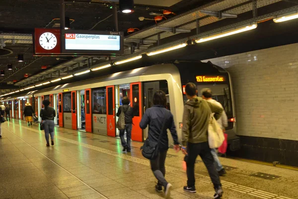 Amsterdam, bawah tanah — Stok Foto