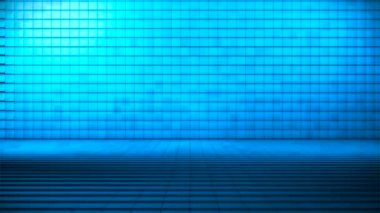 Pulsating Hi-Tech Küp Sahnesi, Blue, Corporate, 3D, Loopable, HD