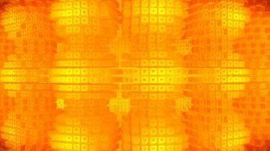 Yayın Yüksek Teknoloji Küpleri Izgara Matrix, Altın, Teknoloji, 3D, Döndürülebilir, 4K