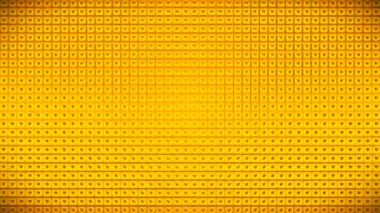 Pulsating Hi-Tech Hearts Küpleri Duvarı, Altın, Etkinlikler, 3D, Döngülenebilir, HD